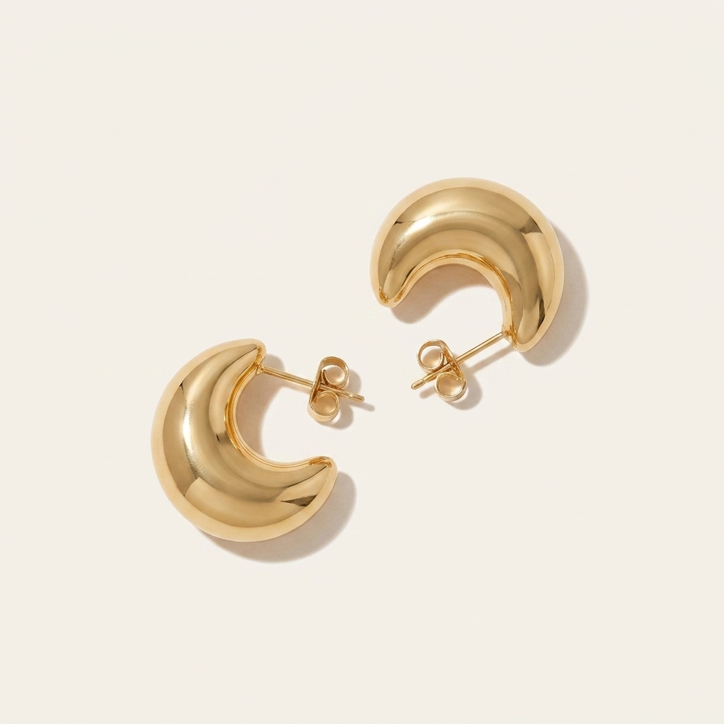 Sculptural Hoop Earrings