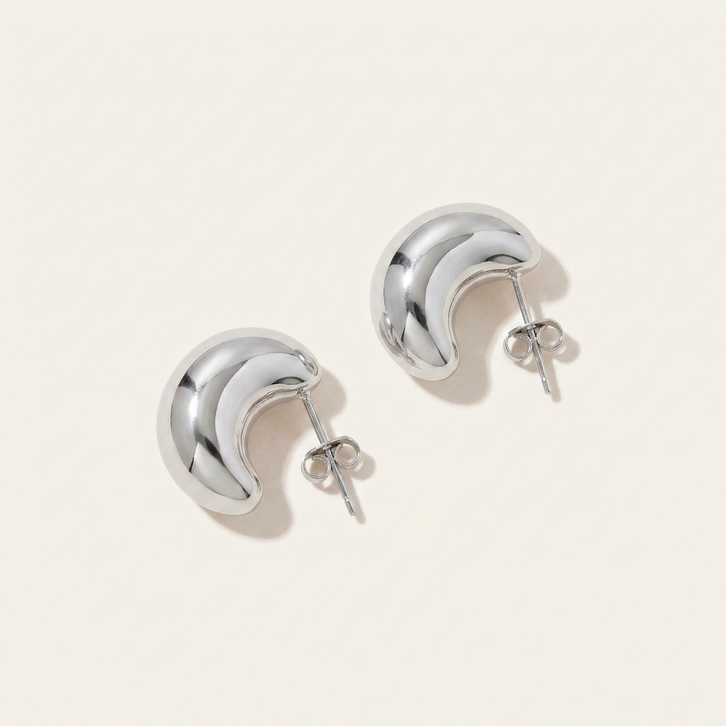 Sculptural Hoop Earrings