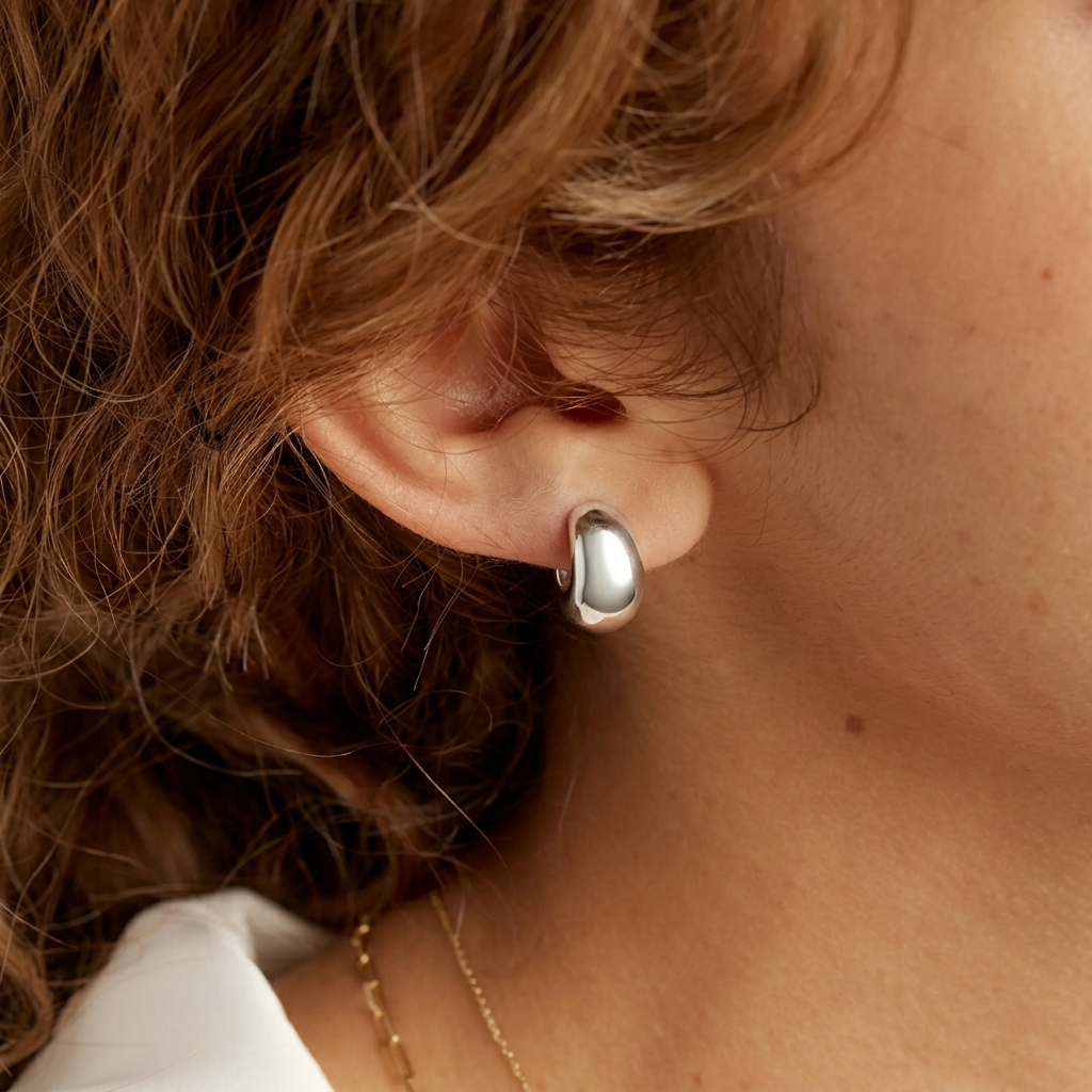 Sculptural Hoop Earrings