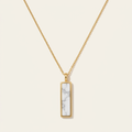 Heart T-Bar Pendant Necklace
