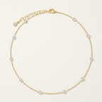 Freshwater Pearl Station Necklace