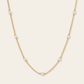 Freshwater Pearl Station Necklace