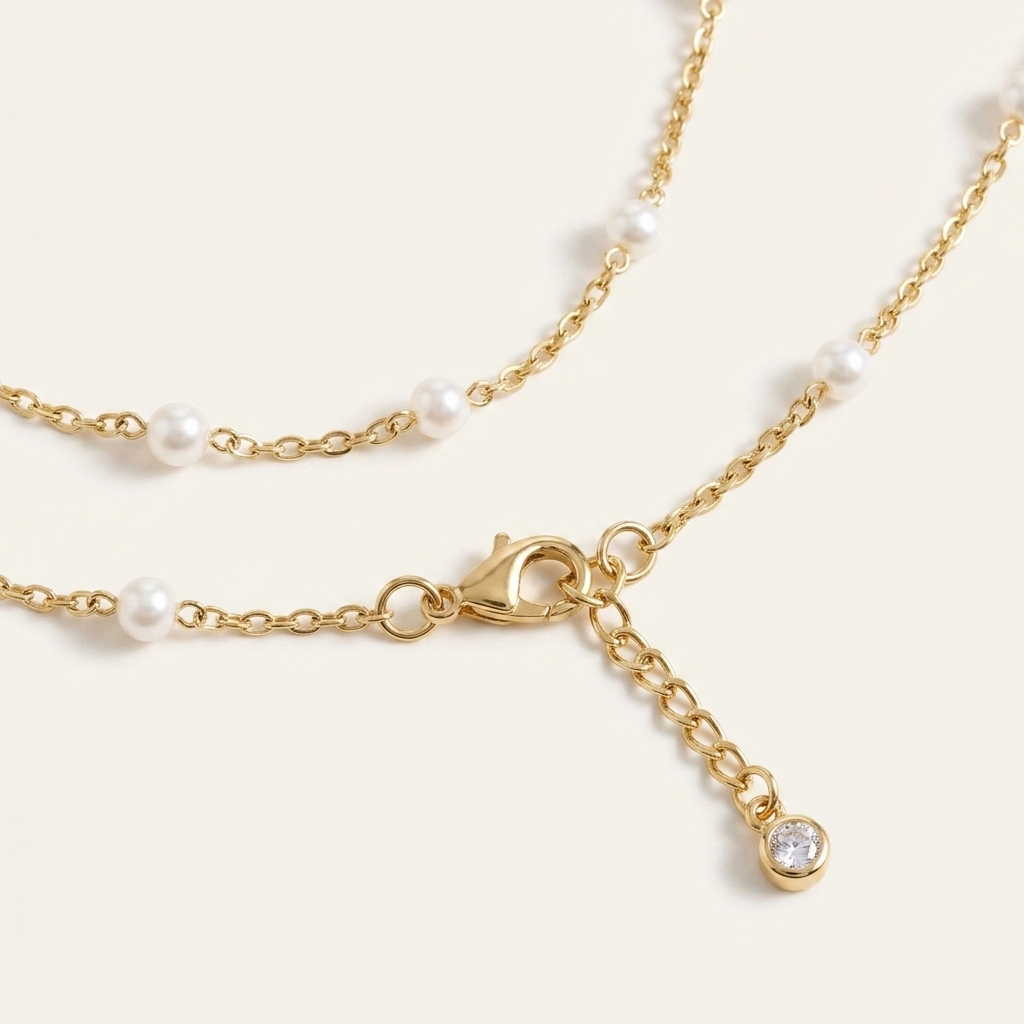 Freshwater Pearl Station Necklace